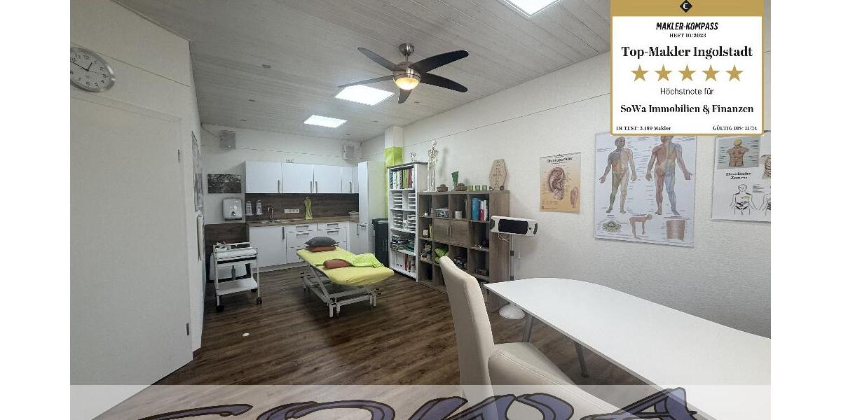 Schöne Gewerbeeinheit in der Stadtmitte in Neuburg! Ideal als Praxis oder Büro geeignet! - Ein Objekt von Ihrem Immobilienpartner SOWA Immobilien und Finanzen - Gewerbeobjekt Neuburg | Angebot:24192257
